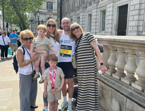 Running the London Marathon for Lawrence Nurses