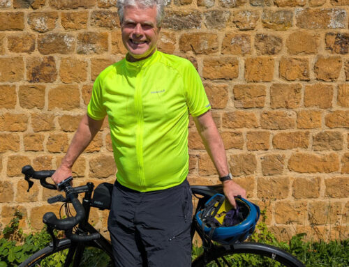 Stuart Dunlop rides for Lawrence Nurses