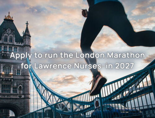 London Marathon 2028 Application to run for Lawrence Nurses