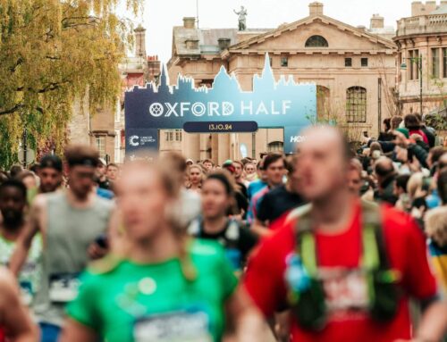 Michael Pearson running the Oxford Half Marathon for Lawrence Nurses